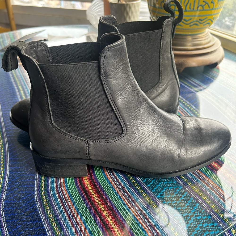 Coach and Four, Italian leather Chelsea boots.